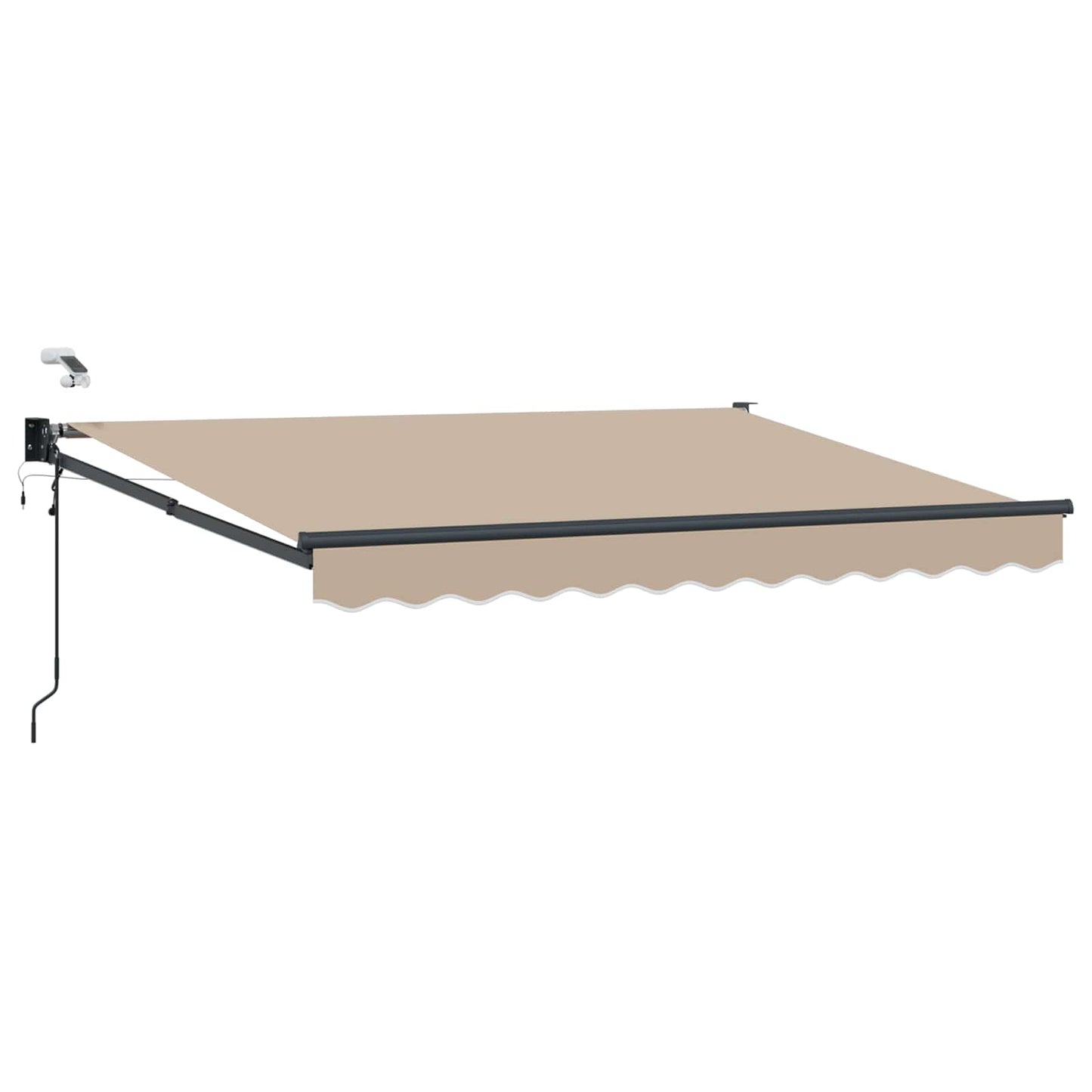 Elektrisk Utrekkbar Markise Beige 3,5 x 2 m