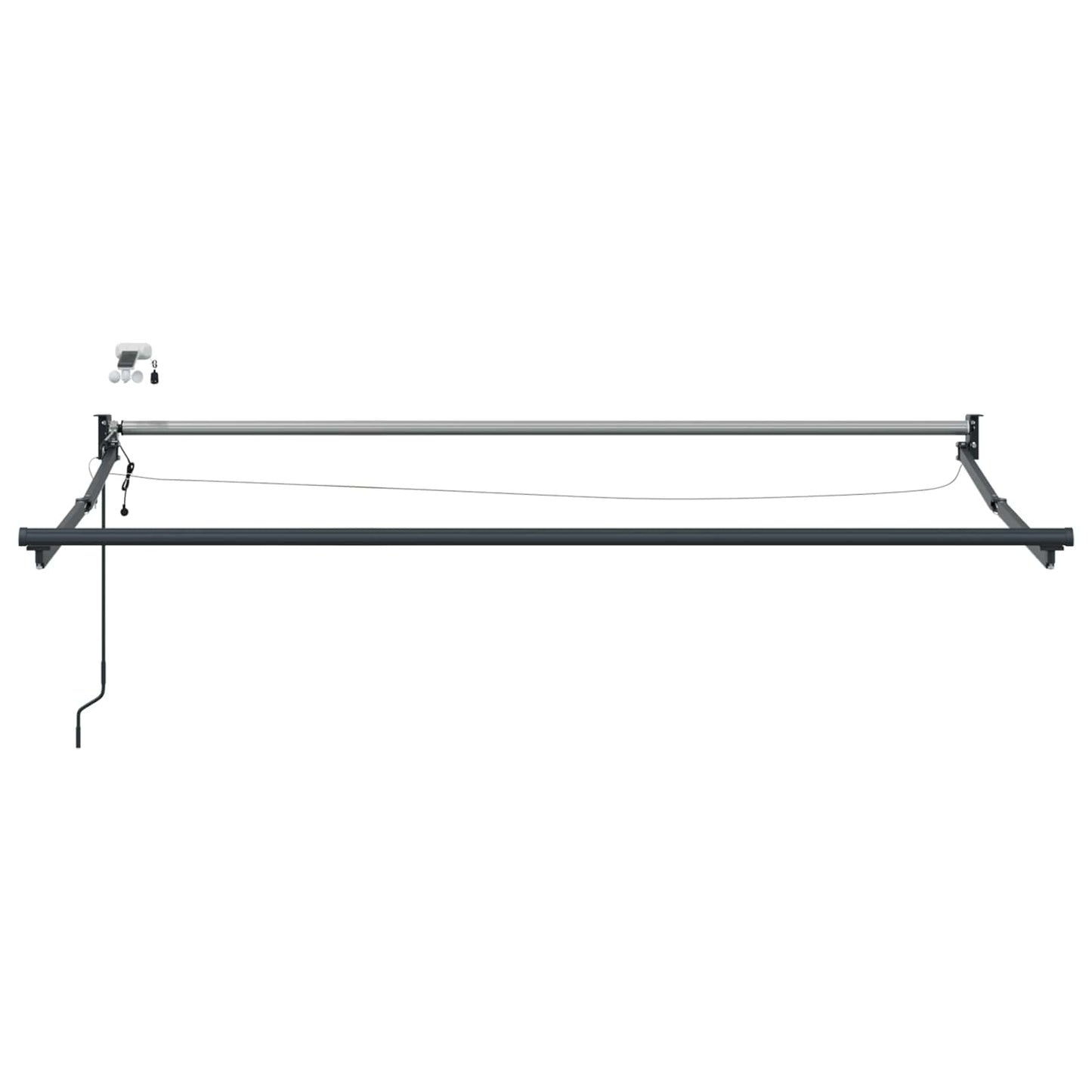 Elektrisk Utrekkbar Markise Beige 3,5 x 2 m