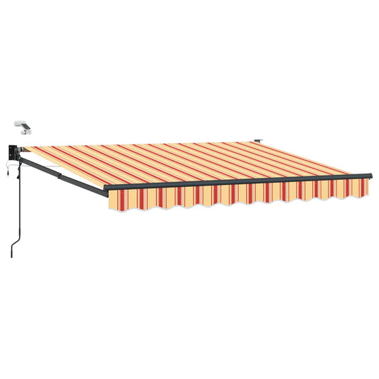 Elektrisk Utrekkbar Markise Flerfarget 3 x 2,5 m