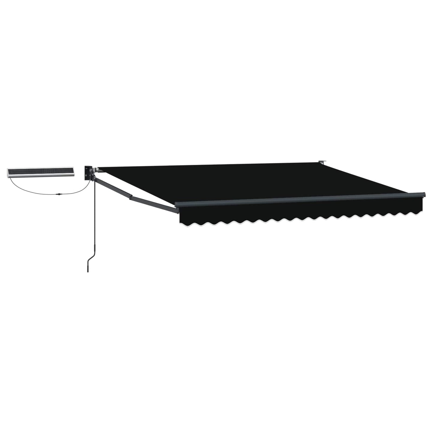 Elektrisk Utrekkbar Markise Svart og Anthracite 3 x 2,5 m