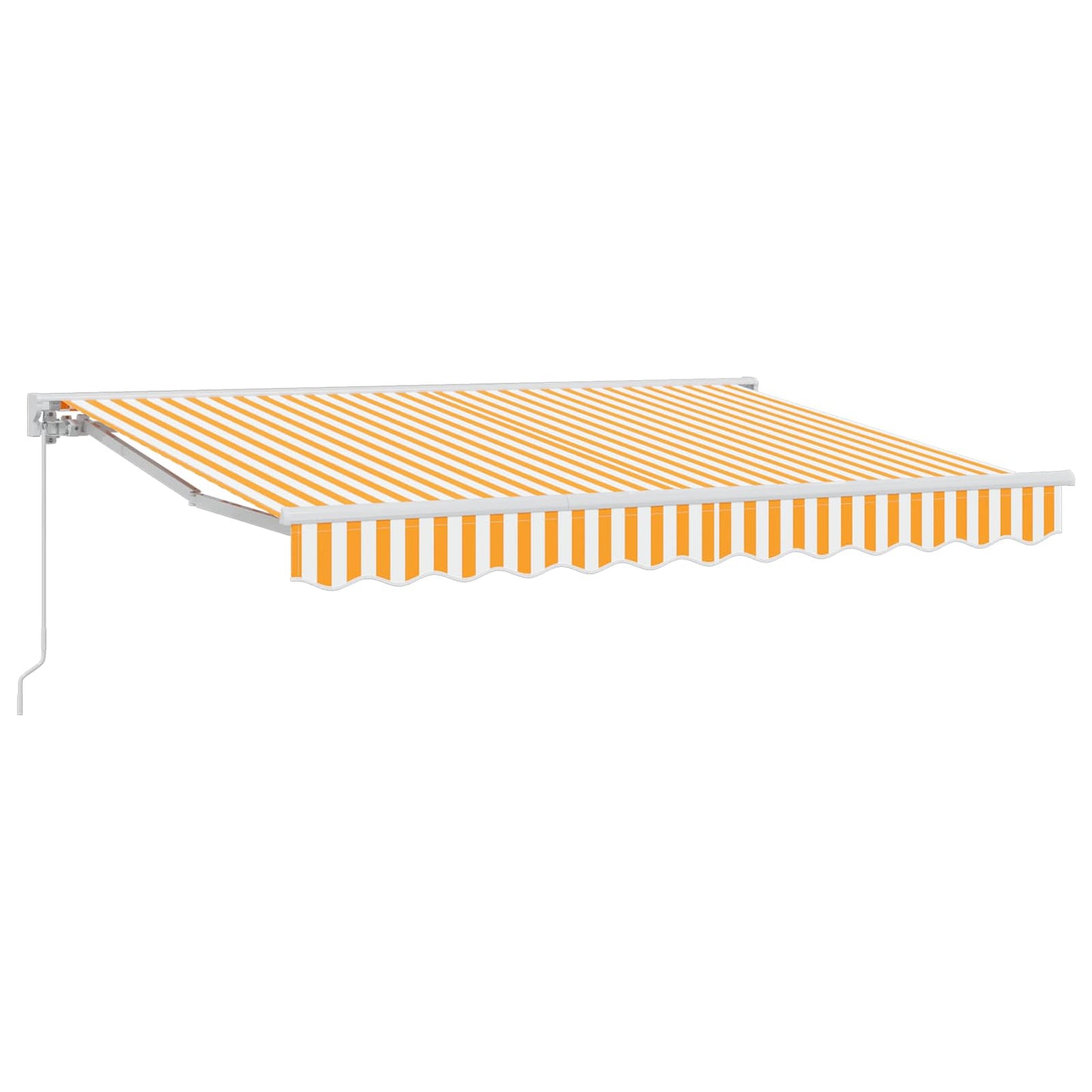 Manuell utskiftbar markise Gul 3 x 2,5 m