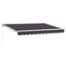 Manuell utskiftbar markise Antrasitt 3,5 x 2,5 m
