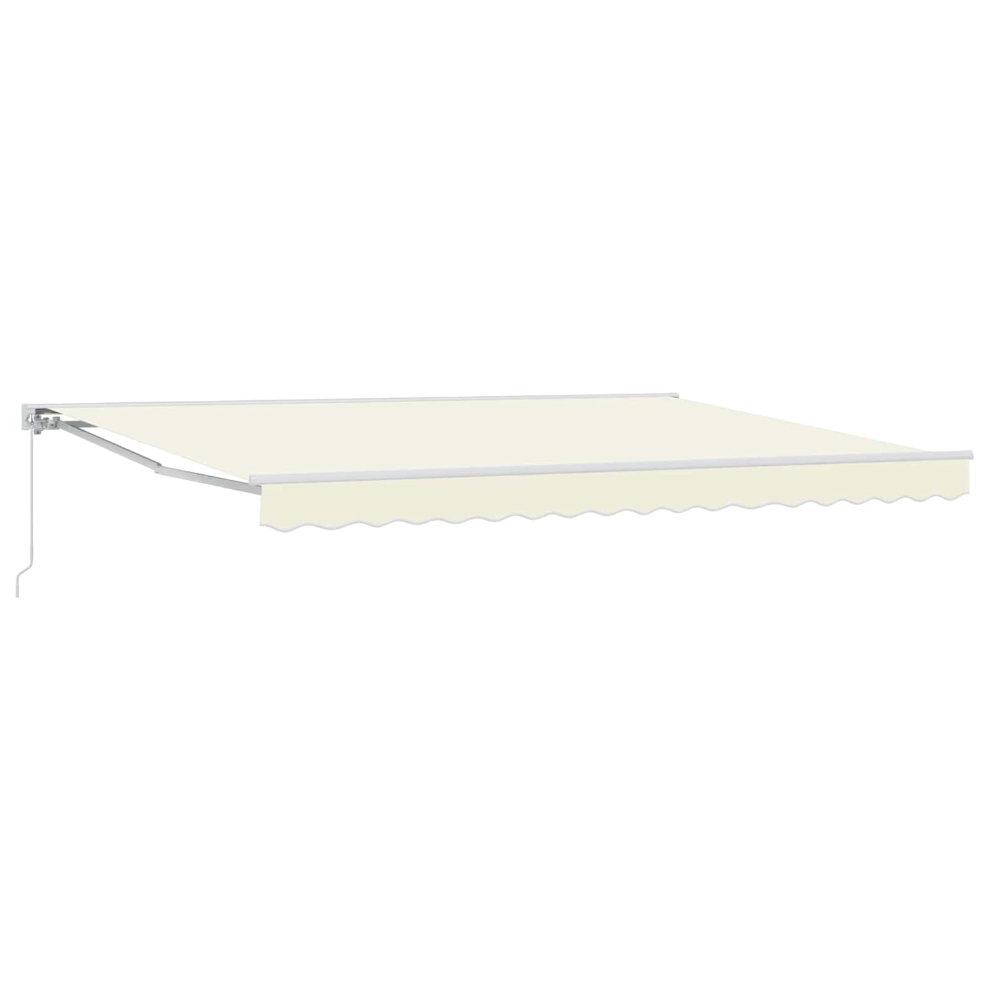 Manuell utskiftbar markise Krem 4,5 × 3,5 m