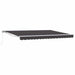 Manuell utskiftbar markise Antrasitt 4,5 × 3,5 m