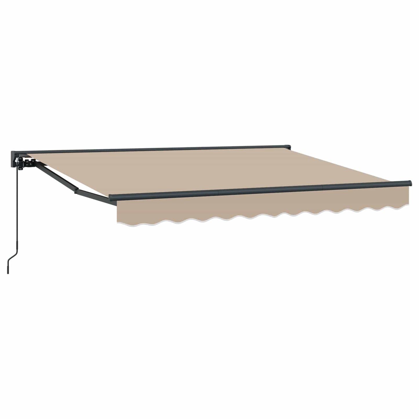 Manuell utskiftbar markise Beige 3,5 x 2 m