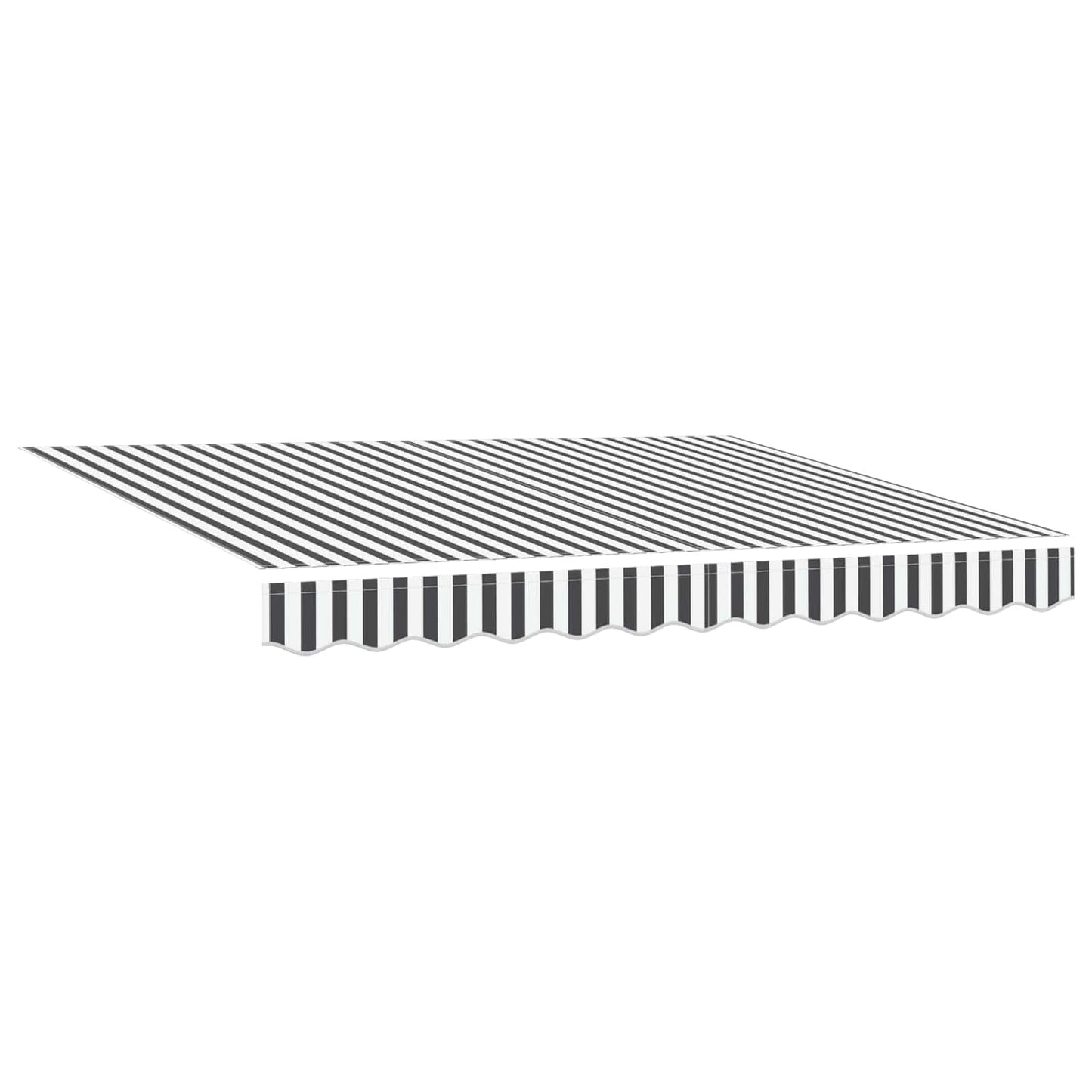 Manuell markiseramme med LEDs Antrasitt og Hvit 3 x 2,5 m