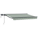 Manuell markiseramme med LEDs 3,5 x 2,5 m