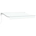 Elektrisk Utrekkbar Markise Hvit 3 x 2,5 m
