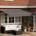 Elektrisk Utrekkbar Markise Antrasitt 3,5 x 2,5 m
