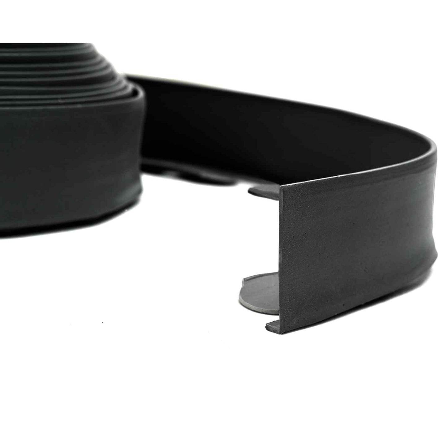 Plenkanter Svart 2000 x 4 x 5 cm Plast vidaXL