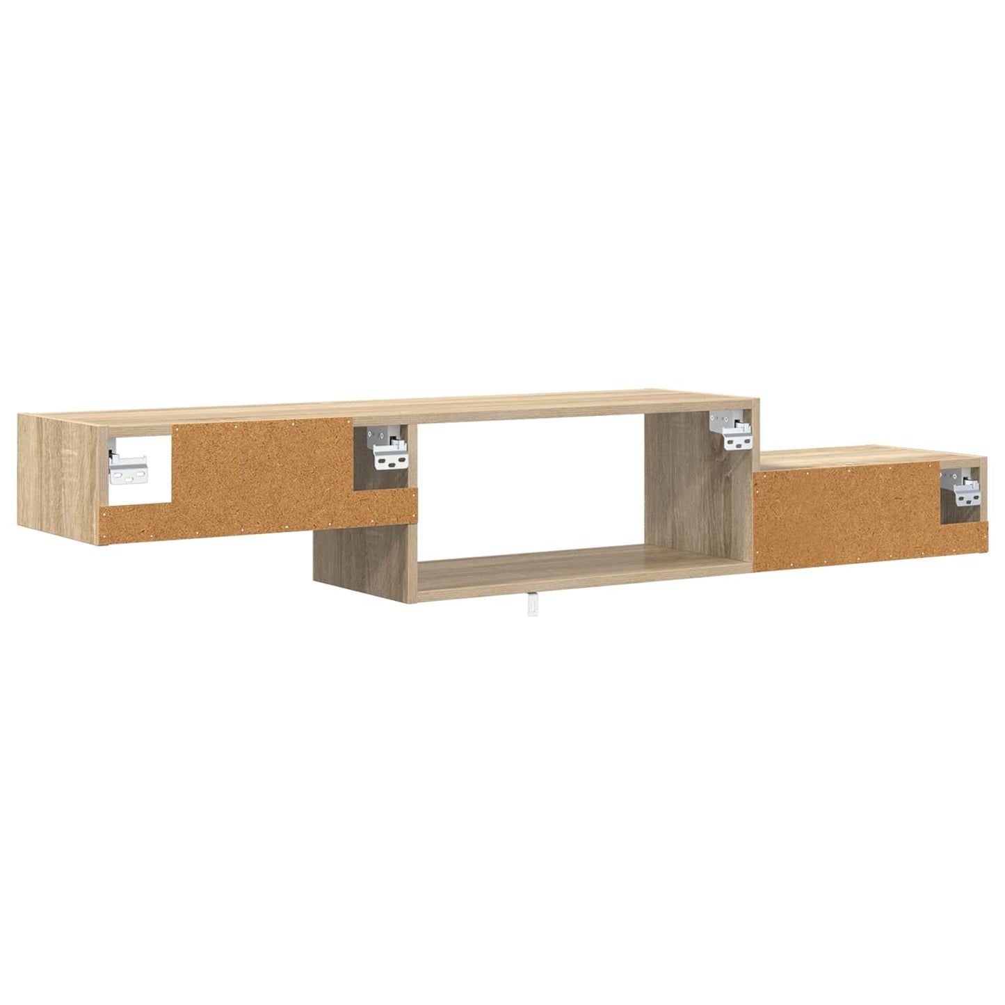 Vegghengt TV-skap Veggmontert Sonoma eik 150 x 28 x 26 cm