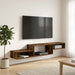 Vegghengt TV-skap Veggmontert Røkt Eik 150 x 28 x 26 cm