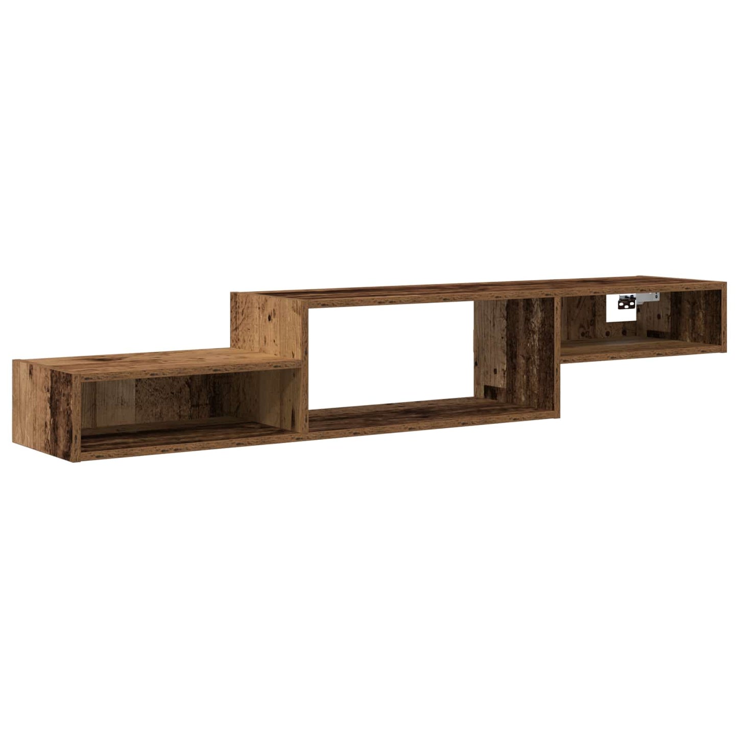 Vegghengt TV-skap Veggmontert Gammelt tre 150 x 28 x 26 cm