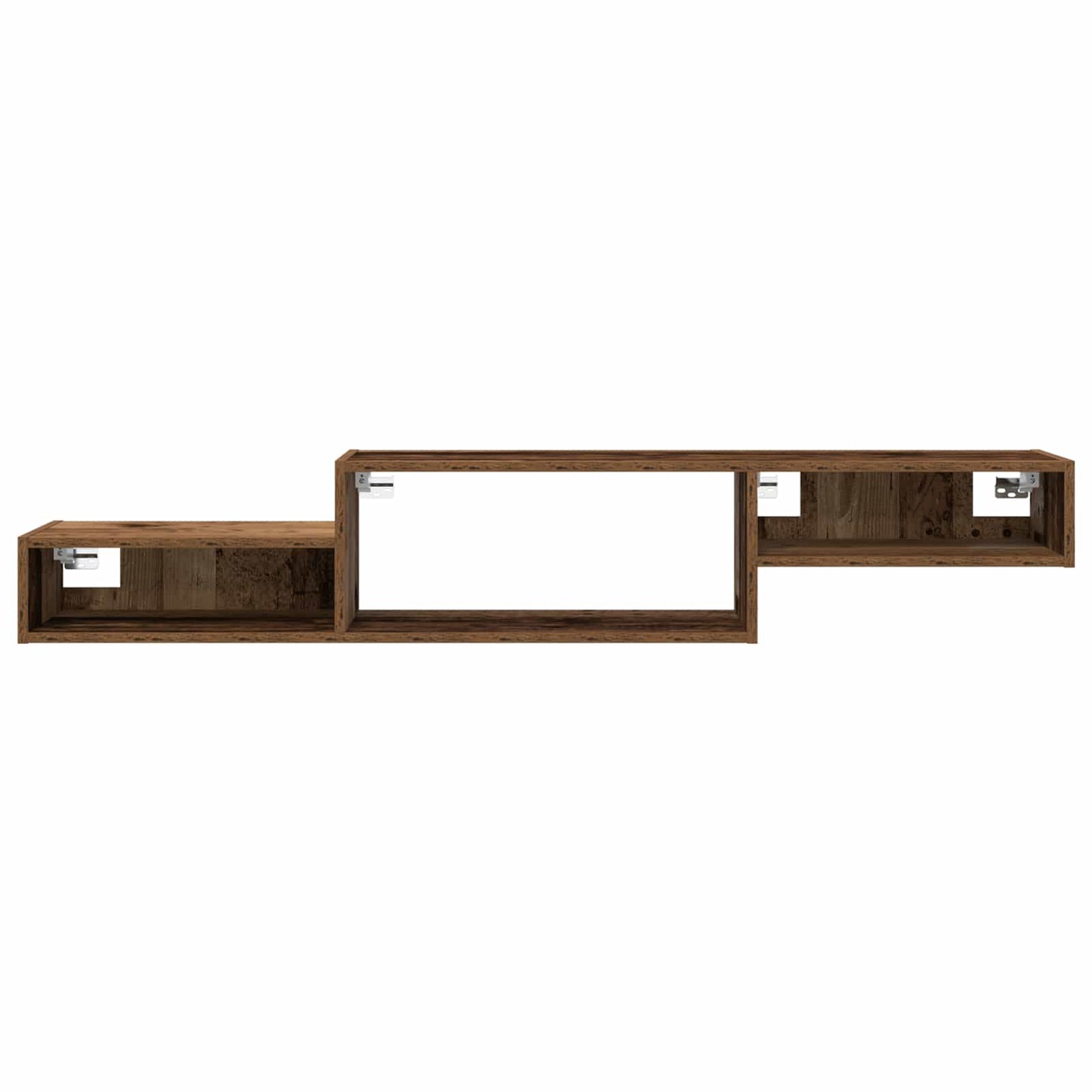 Vegghengt TV-skap Veggmontert Gammelt tre 150 x 28 x 26 cm
