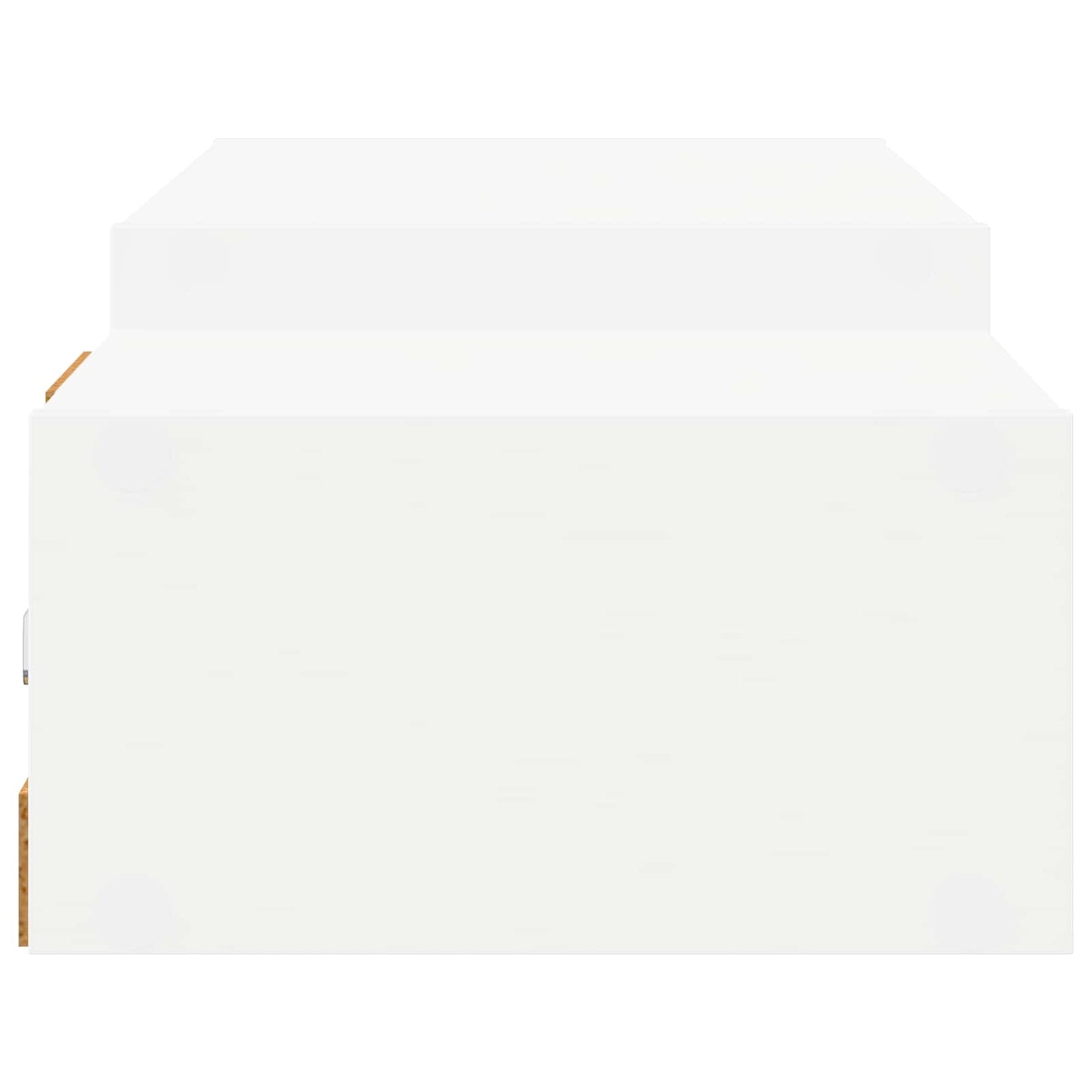 Vegghengt TV-skap Veggmontert Hvit 140 x 28 x 21 cm