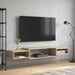 Vegghengt TV-skap Veggmontert Sonoma eik 140 x 28 x 21 cm