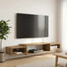 Vegghengt TV-skap Veggmontert Artisan eik 140 x 28 x 21 cm
