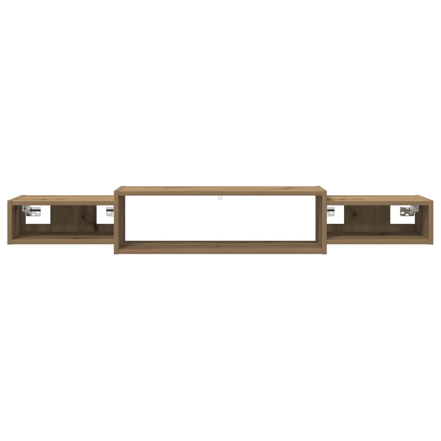 Vegghengt TV-skap Veggmontert Artisan eik 140 x 28 x 21 cm