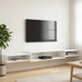 Vegghengt TV-skap Veggmontert Hvit 220 x 28 x 21 cm