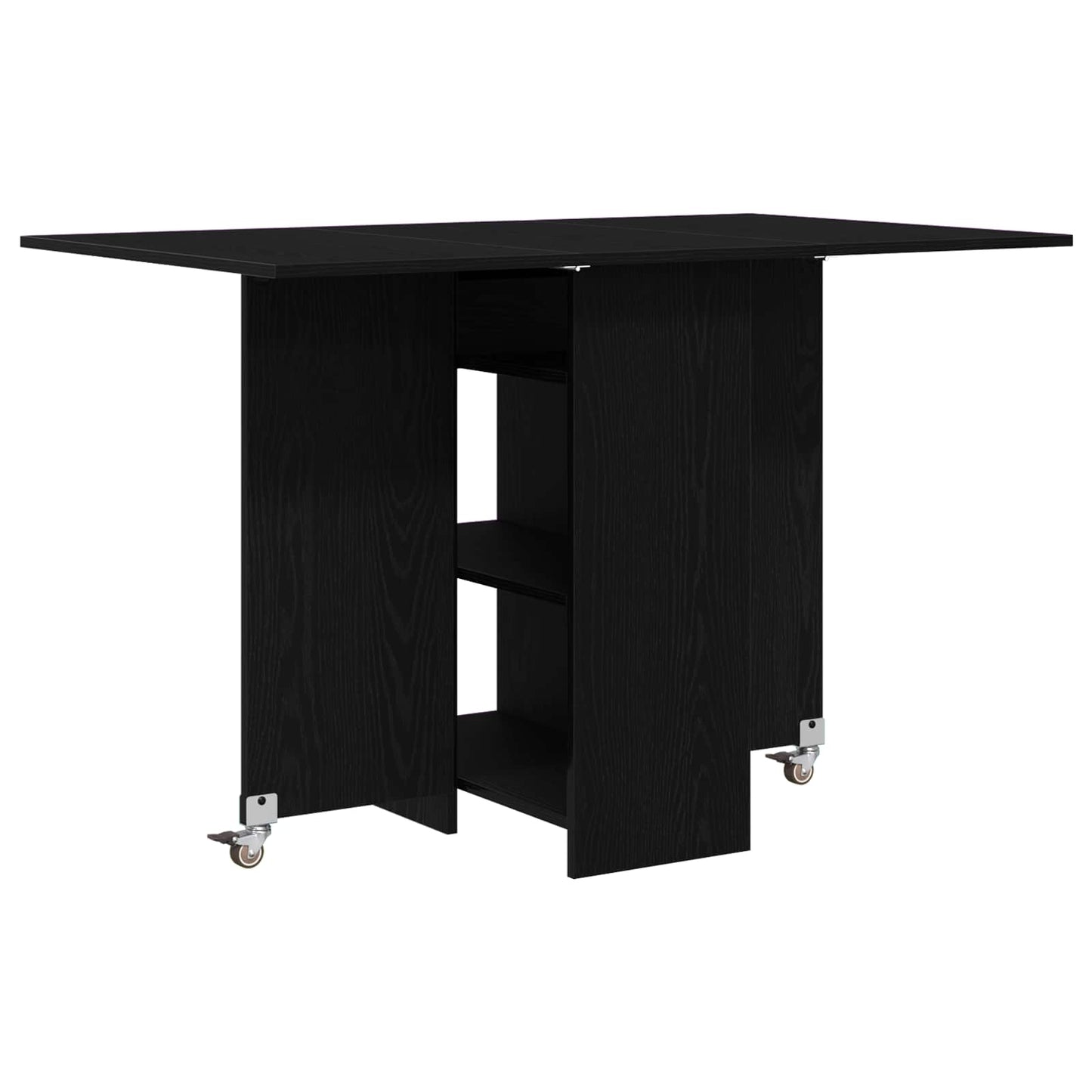 Spisebord 115 x 70 x 75 cm Konstruert tre Svart eik Rektangulær