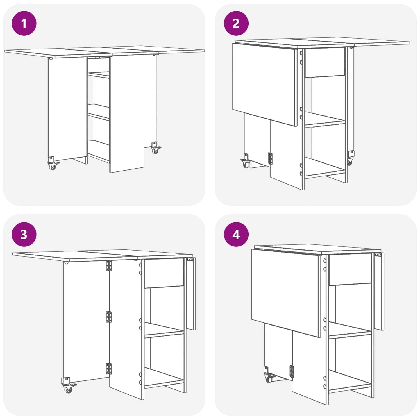 Spisebord 115 x 70 x 75 cm Konstruert tre Svart eik Rektangulær