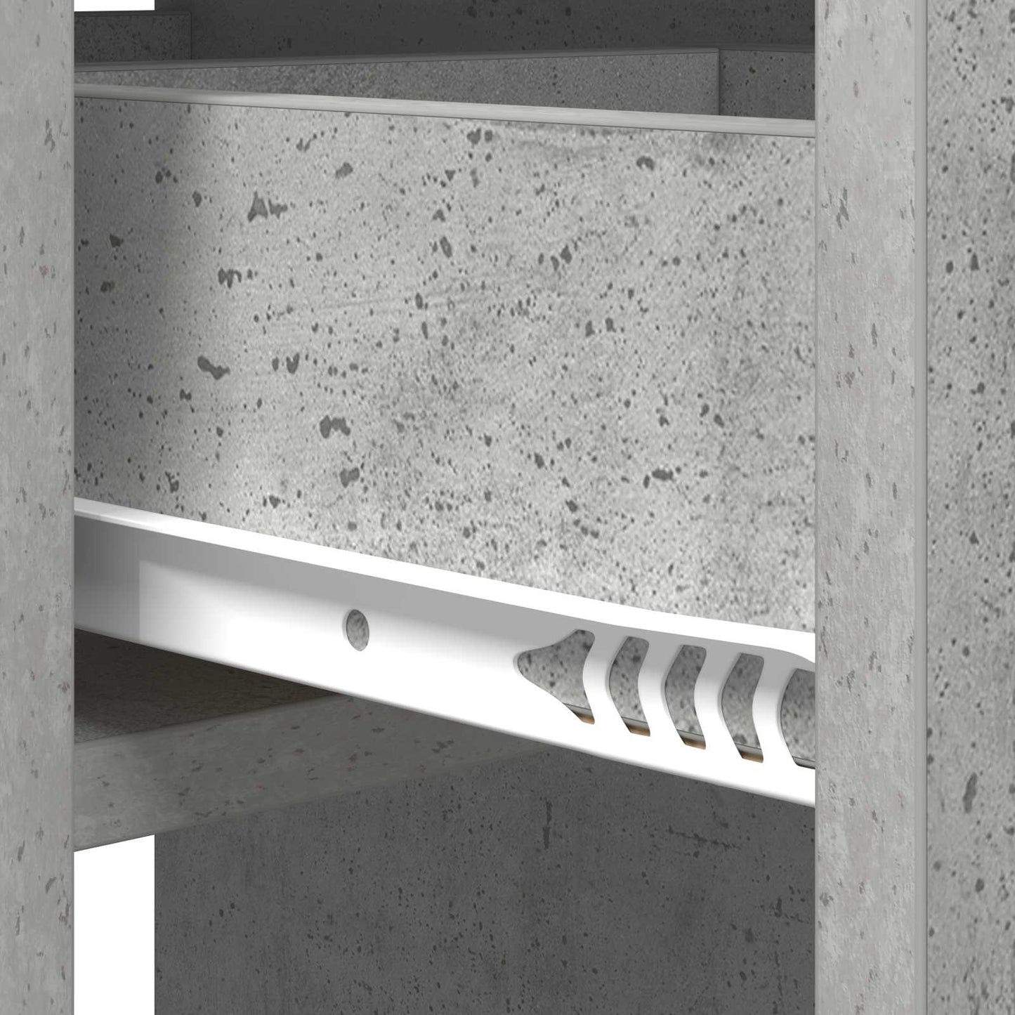 Spisebord 115 x 70 x 75 cm Konstruert tre Betonggrå Rektangulær