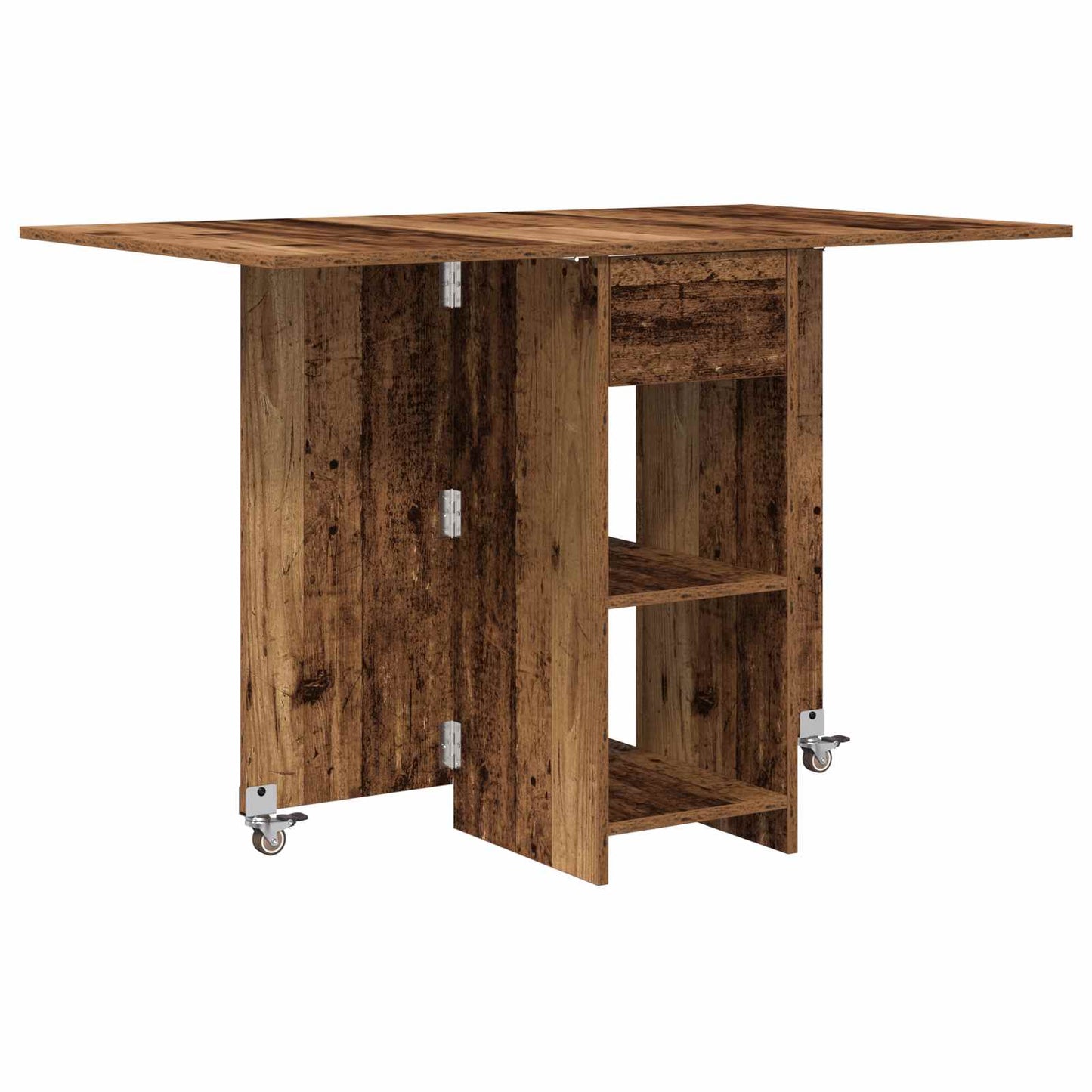 Spisebord 115 x 70 x 75 cm Konstruert tre Gammelt tre