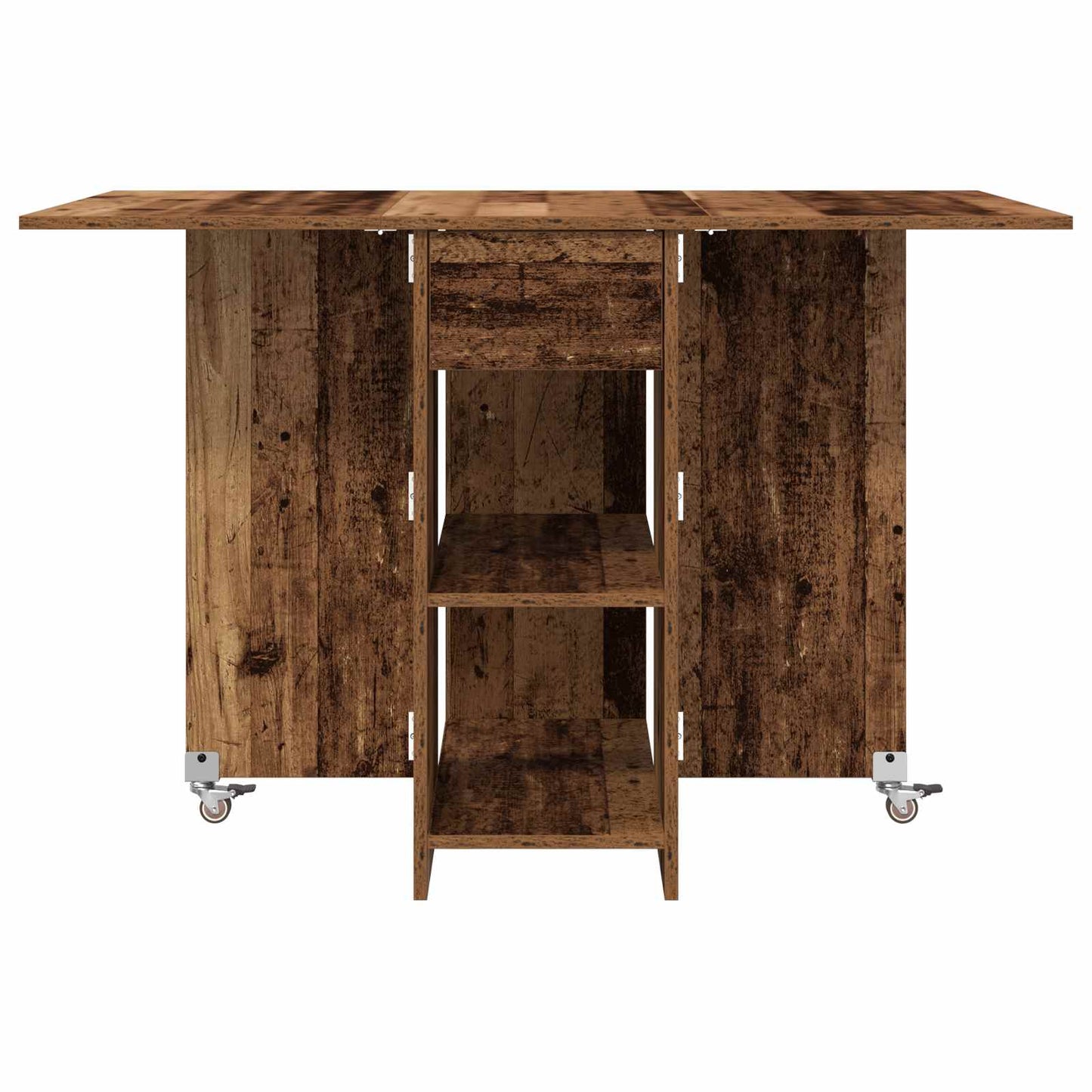 Spisebord 115 x 70 x 75 cm Konstruert tre Gammelt tre