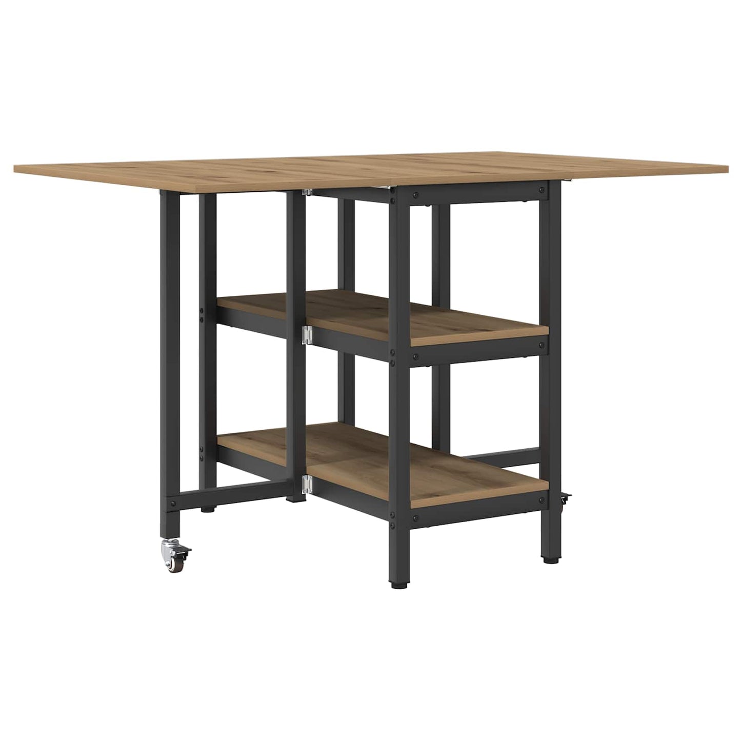 Spisebord 122 x 80 x 76,5 cm Konstruert tre Artisan eik