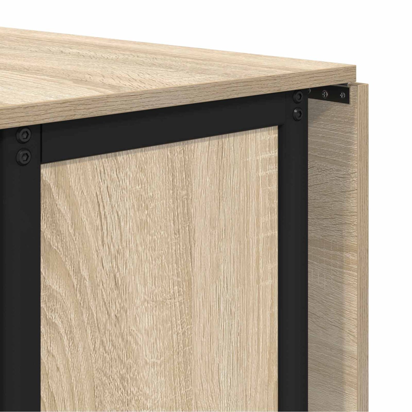 Sammenleggbart spisebord med hjul 130 x 80 x 76,5 cm stål PB