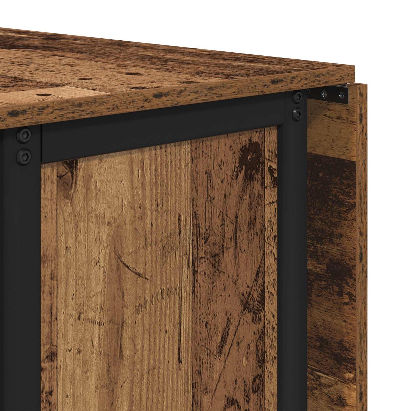 Sammenleggbart spisebord med hjul 130 x 80 x 76,5 cm stål PB