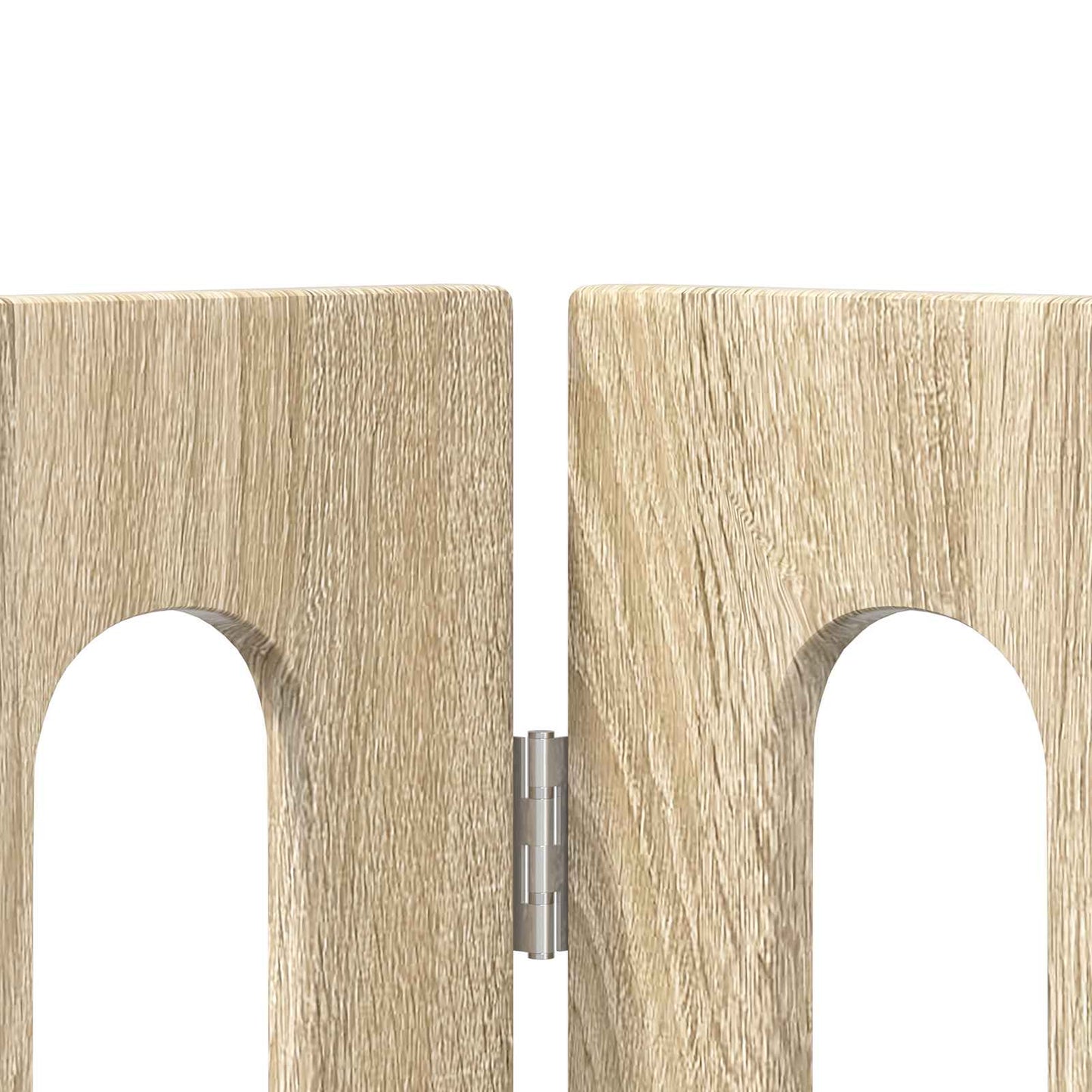 Folding Pet Fence 2 pcs Sonoma eik 100,5 x 38 x 70 cm