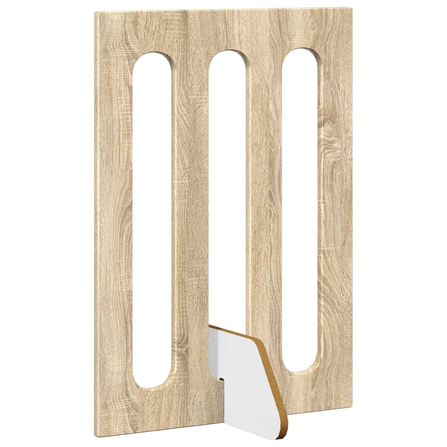 Folding Pet Fence 4 pcs Sonoma eik 201 x 38 x 70 cm