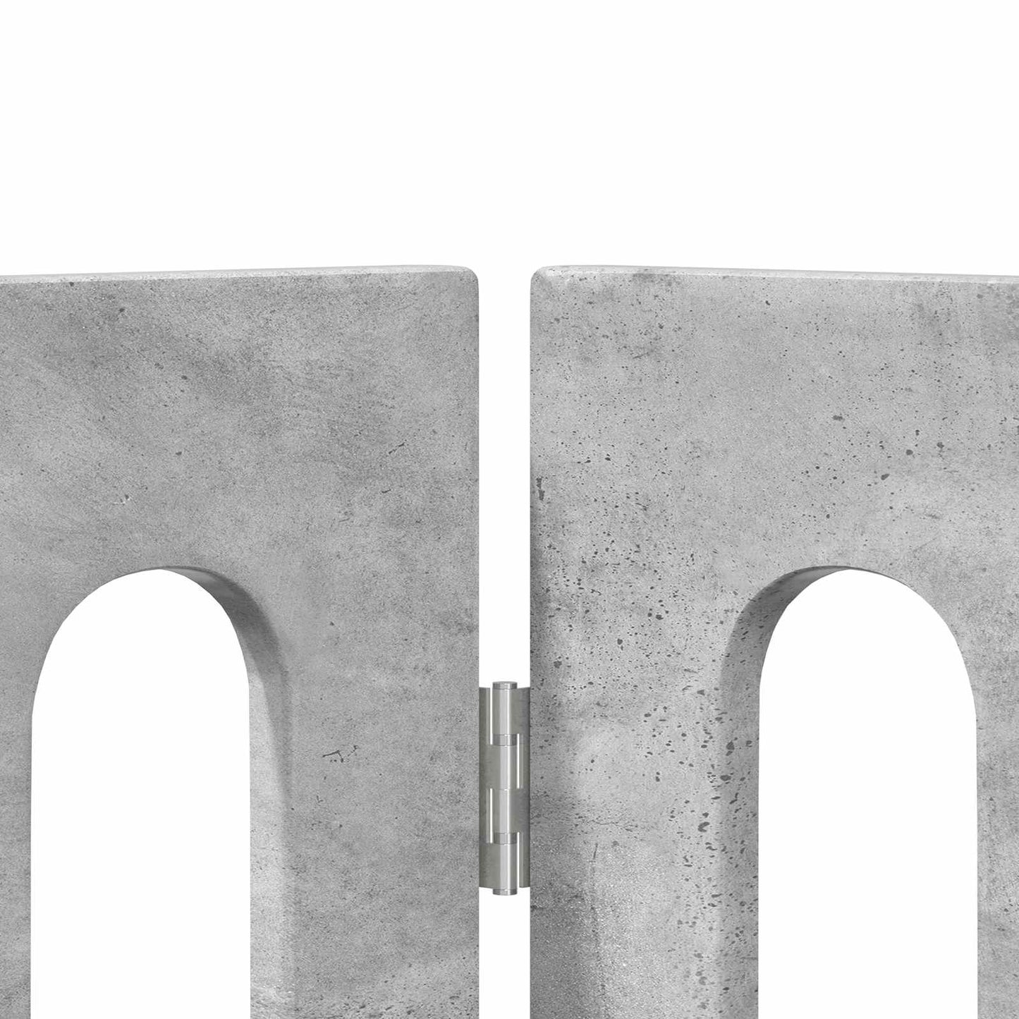 Folding Pet Fence 2 pcs BetongGrå 100,5 x 38 x 70 cm