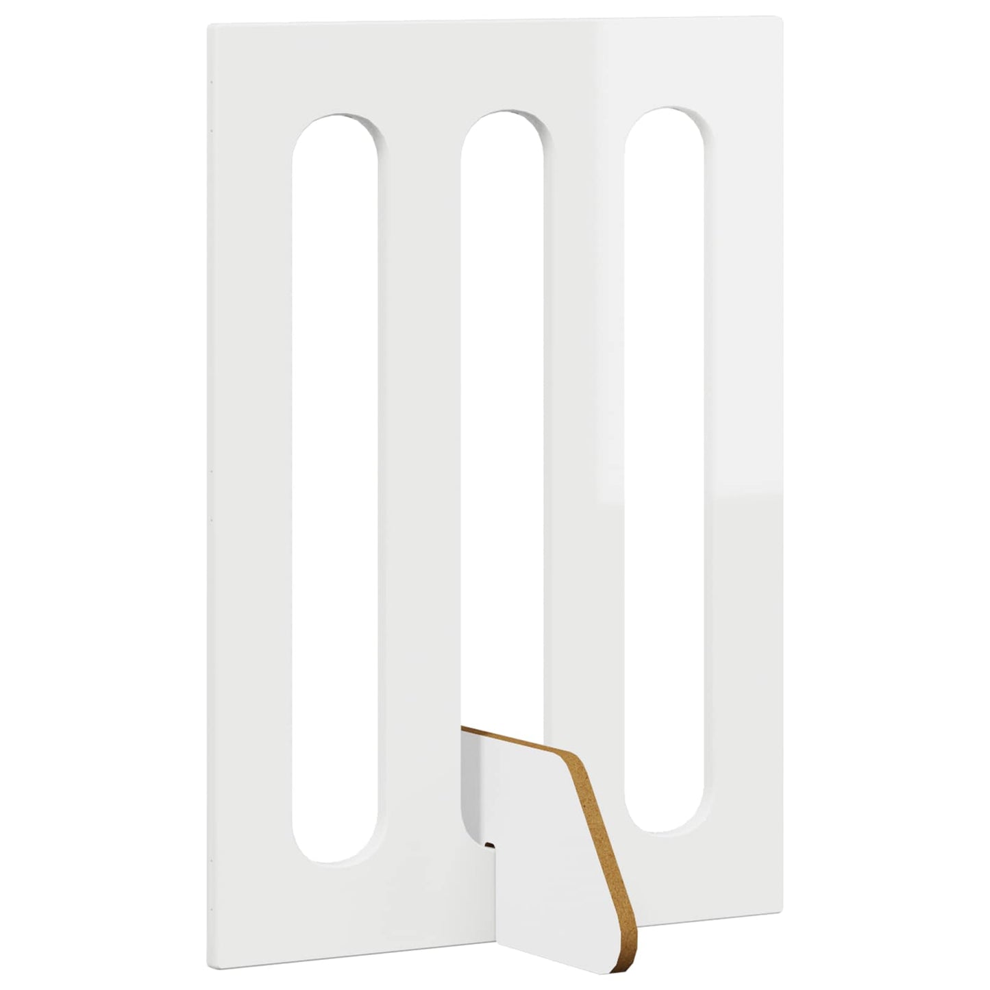 Folding Pet Fence 2 pcs Høgglans Hvit 100,5 x 38 x 70 cm