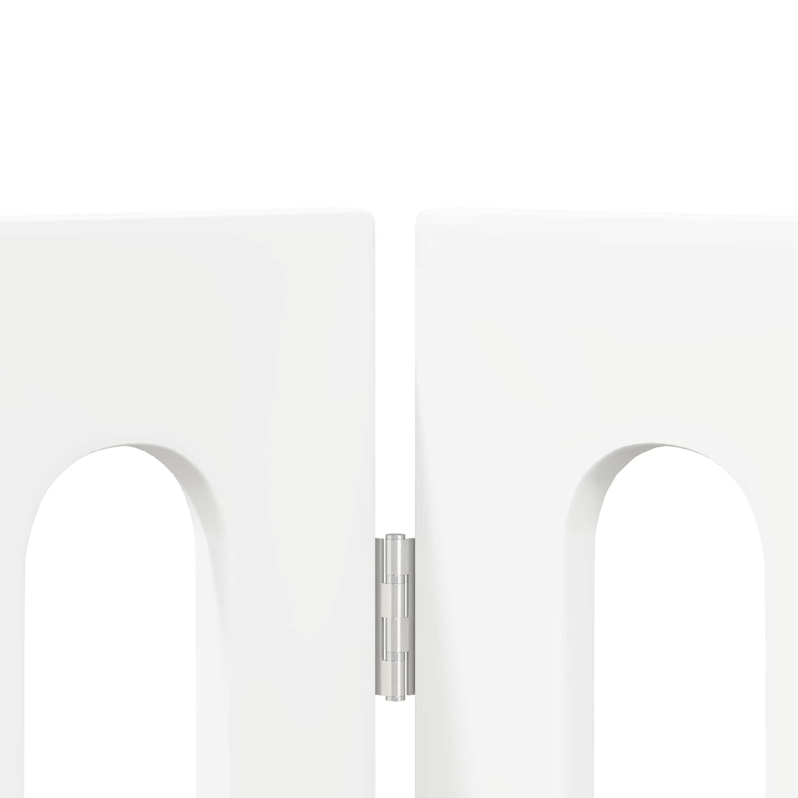 Folding Pet Fence 2 pcs Hvit 100,5 x 38 x 90 cm Konstruert tre vidaXL