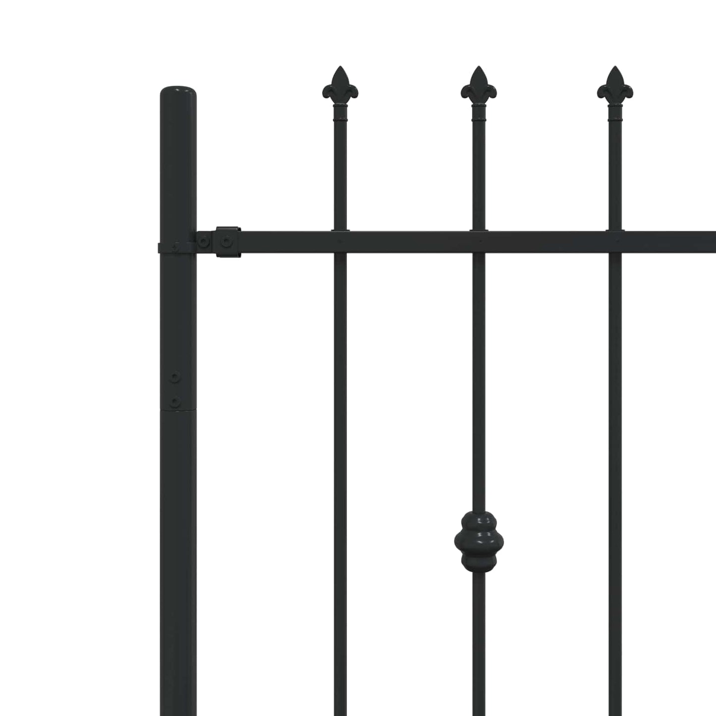 Spikertrekk Svart 200 x 130 cm Pulverlakkert stål vidaXL