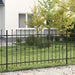 Spikertrekk Svart 200 x 150 cm Pulverlakkert stål vidaXL
