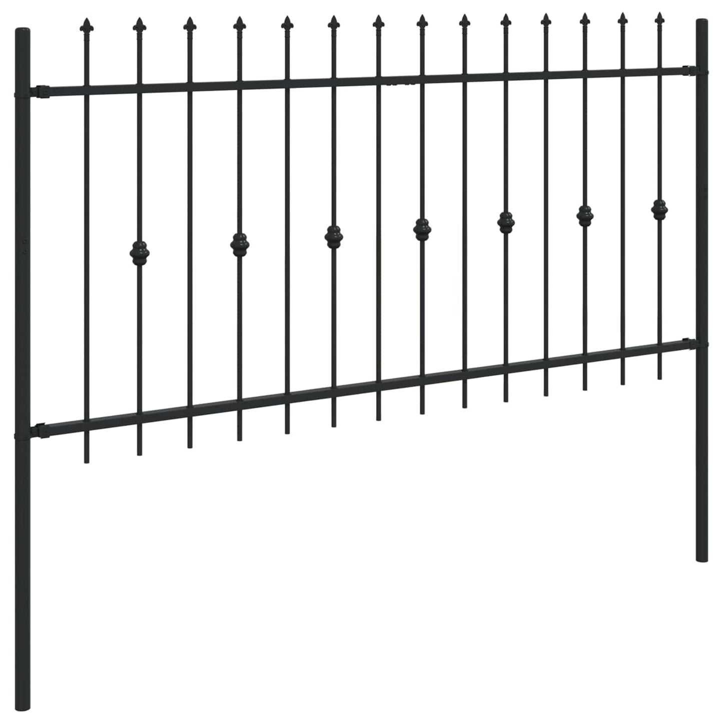 Spikertrekk Svart 200 x 150 cm Pulverlakkert stål vidaXL