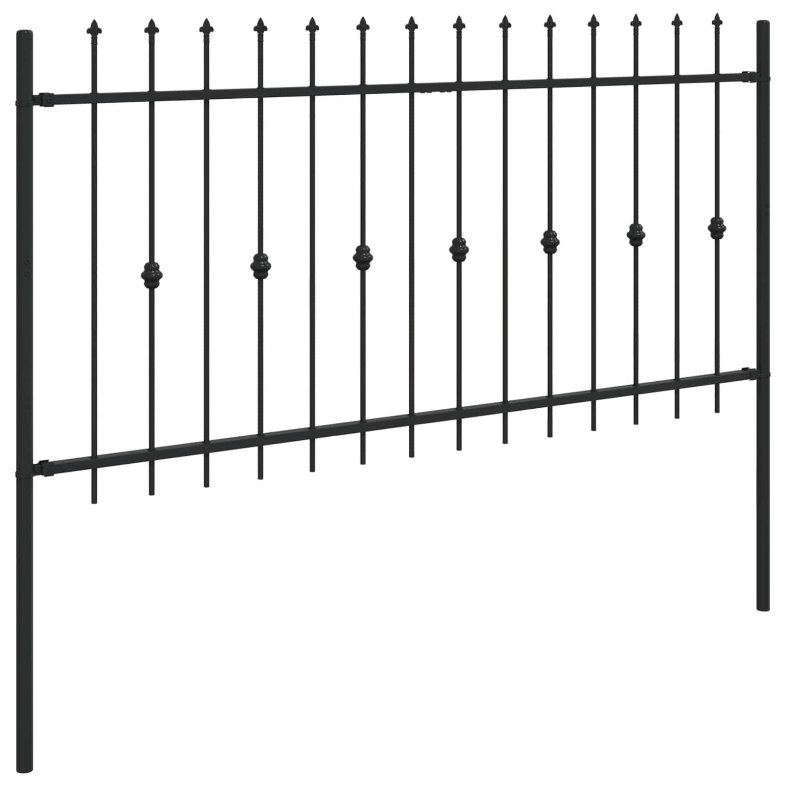 Spikertrekk Svart 200 x 150 cm Pulverlakkert stål vidaXL