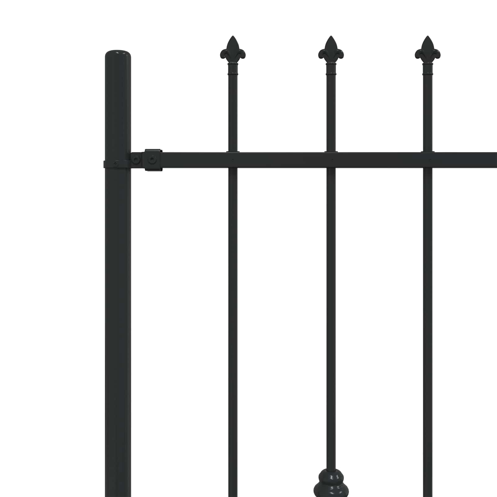Spikertrekk Svart 200 x 130 cm Pulverlakkert stål vidaXL