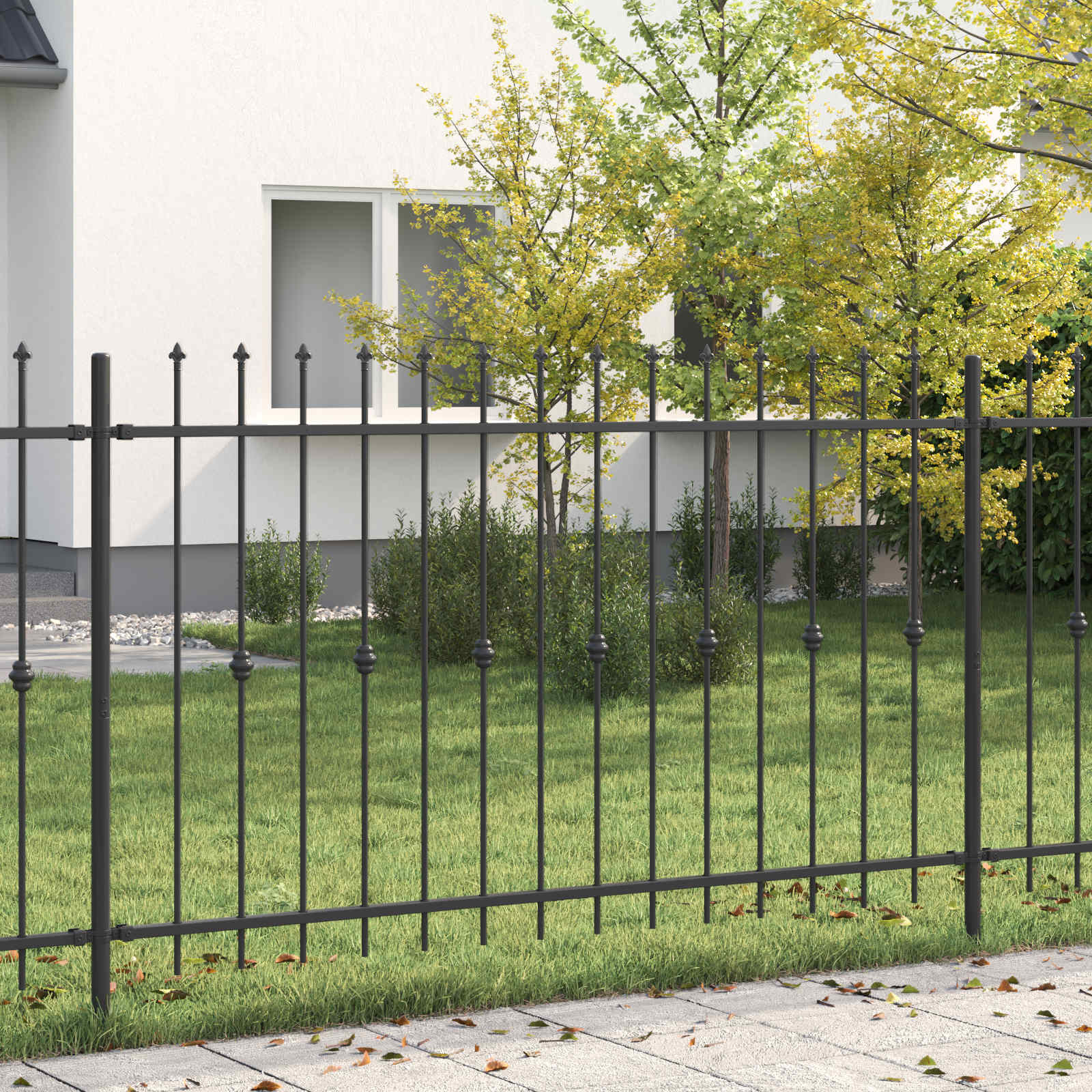 Spikertrekk Svart 200 x 130 cm Pulverlakkert stål vidaXL