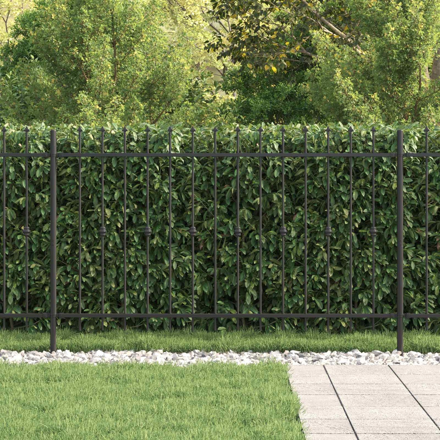 Spikertrekk Svart 200 x 130 cm Pulverlakkert stål vidaXL