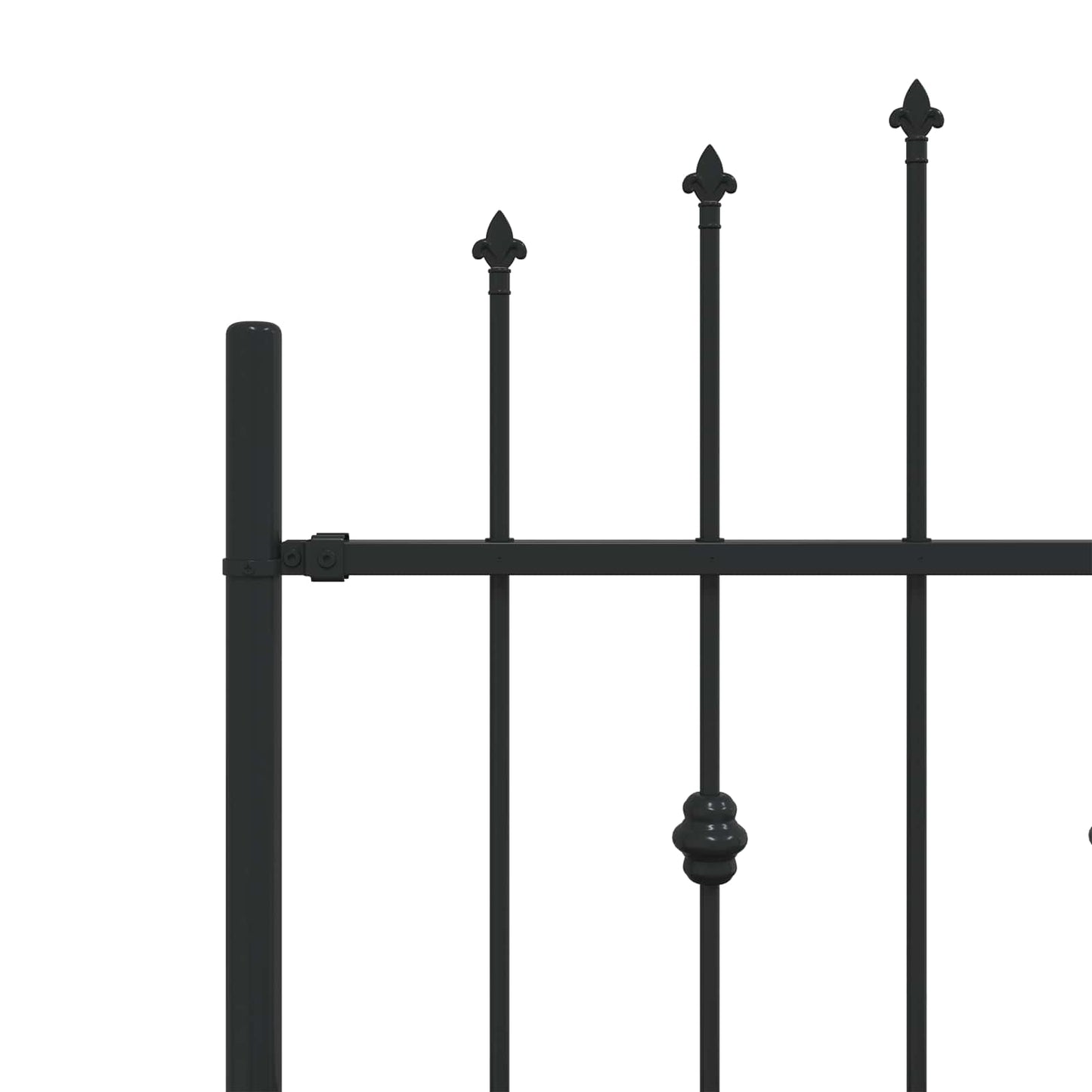 Spikertrekk Svart 200 x 130 cm Pulverlakkert stål vidaXL