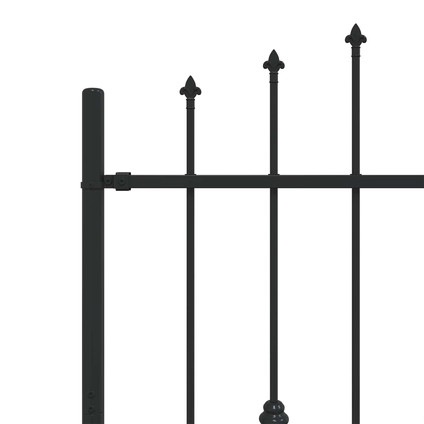 Spikertrekk Svart 200 x 150 cm Pulverlakkert stål vidaXL