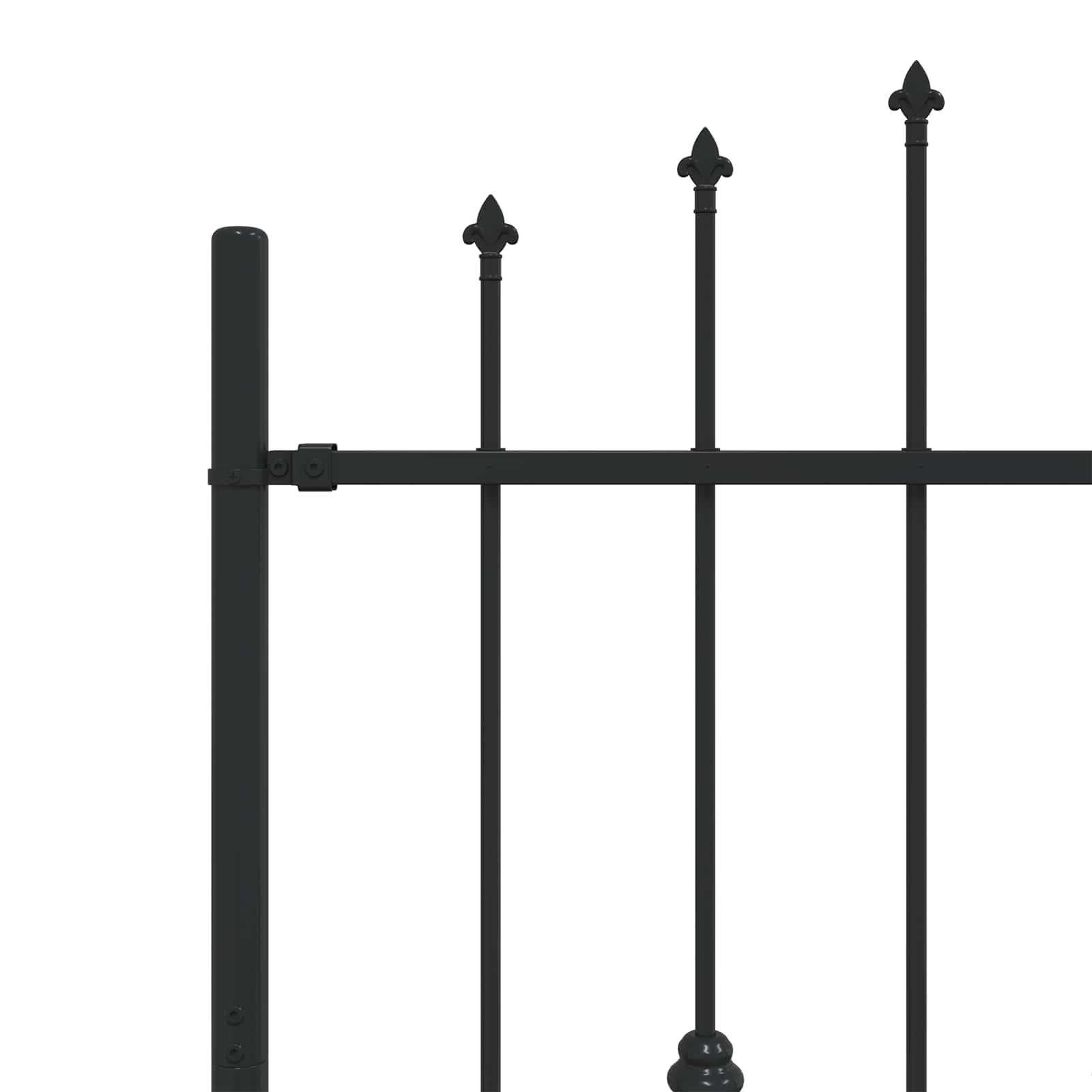 Spikertrekk Svart 200 x 150 cm Pulverlakkert stål vidaXL