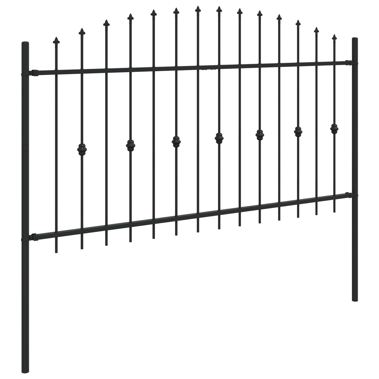 Spikertrekk Svart 200 x 150 cm Pulverlakkert stål vidaXL