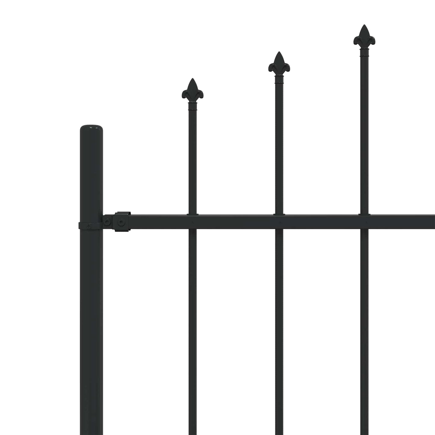 Spikertrekk Svart 200 x 130 cm Pulverlakkert stål vidaXL