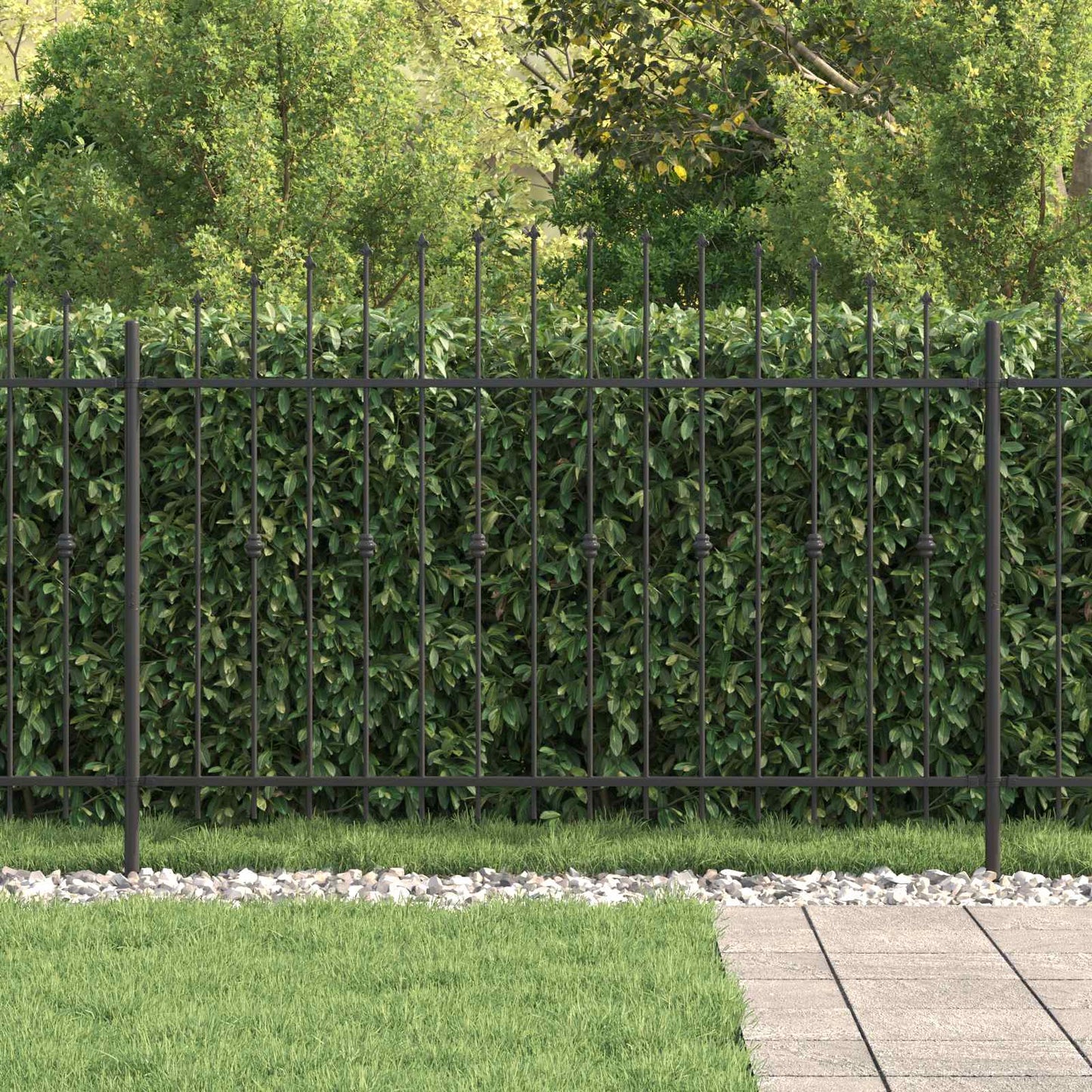 Spikertrekk Svart 200 x 130 cm Pulverlakkert stål vidaXL