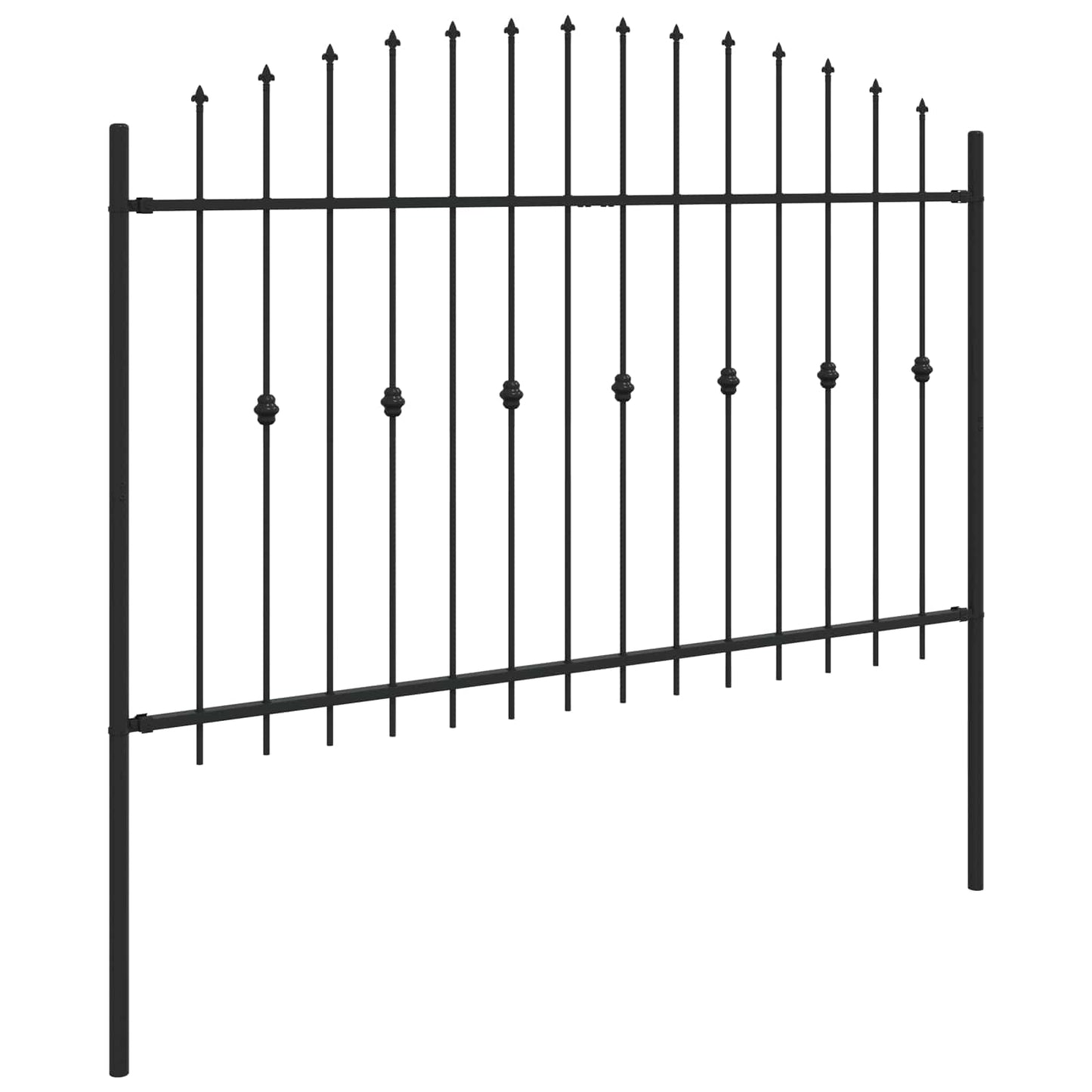 Spikertrekk Svart 200 x 130 cm Pulverlakkert stål vidaXL